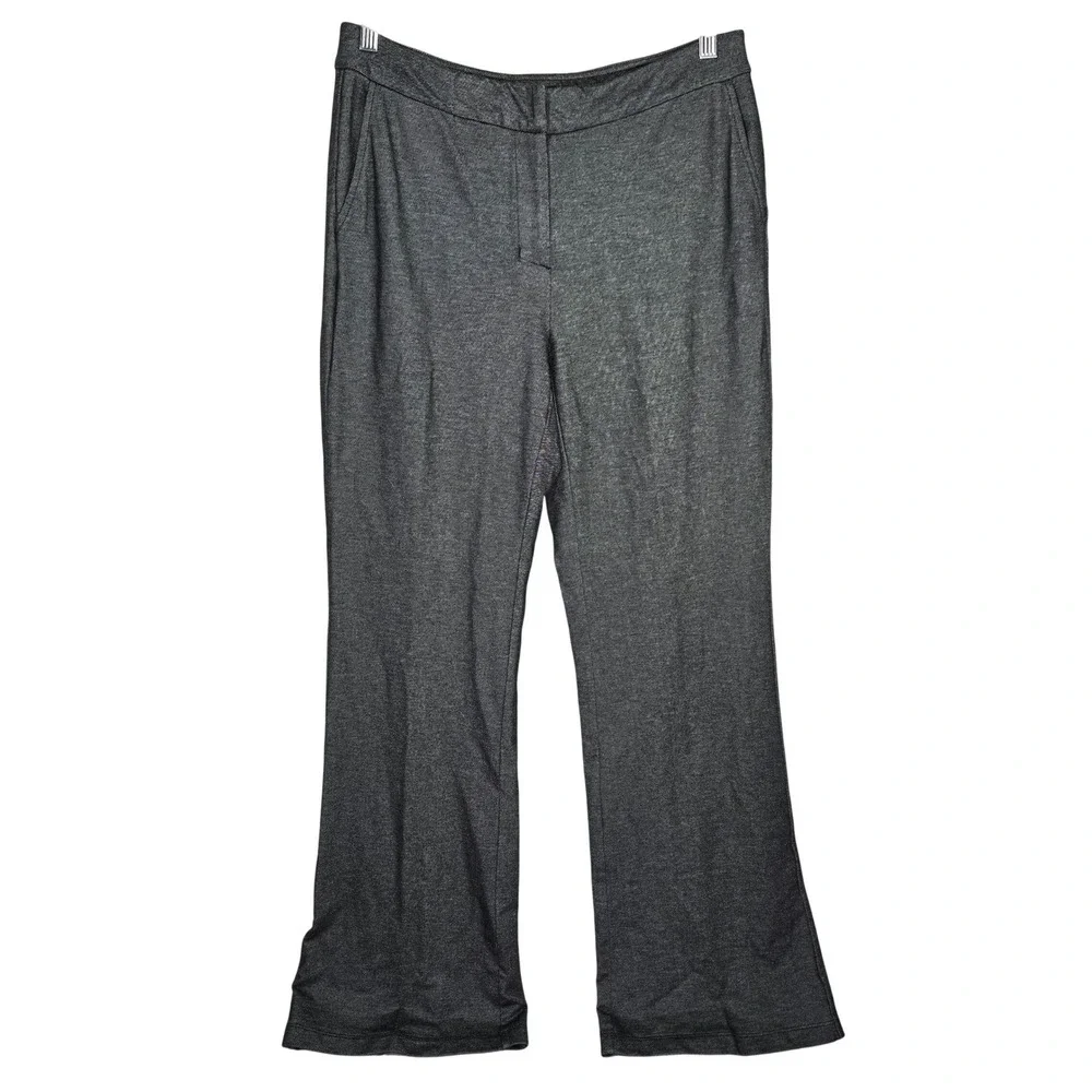 J.Jill‎ Wearever Collection Trousers Womens Small Gray Knit Wide Leg Pants S